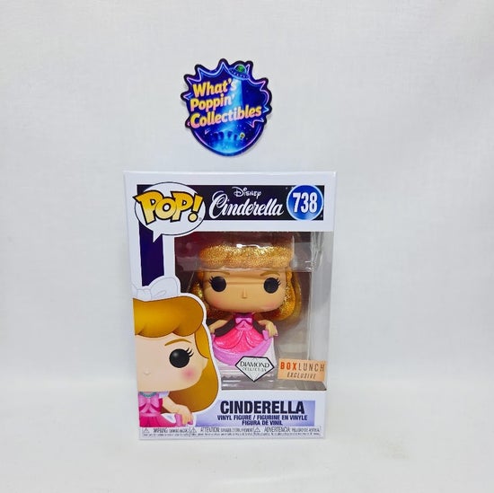 Cinderella #738 Diamond Exclusive Funko Pop! With Protector Cinderella