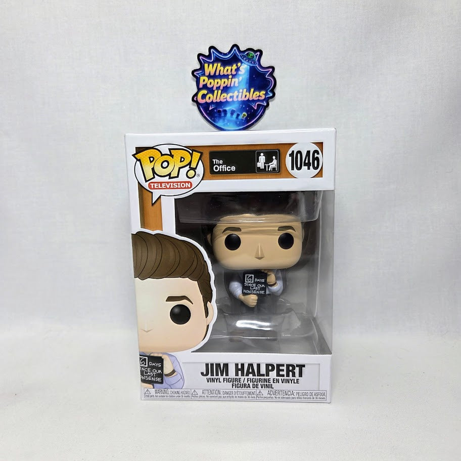 Jim Halpert #1046 Funko Pop! With Protector The Office