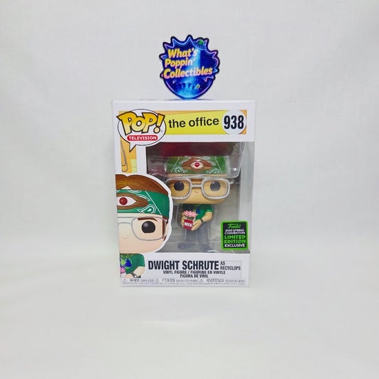 Dwight Schrute as Recyclops #938 Exclusive Funko Pop! With Protector The Office