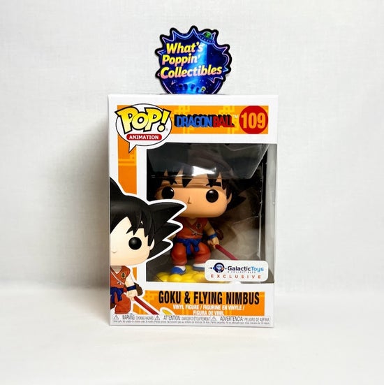 Goku & Flying Nimbus #109 Exclusive Funko Pop! With Protector DragonBall