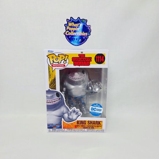 King Shark #1114 Exclusive Funko Pop! With Protector DC The Suicide Squad