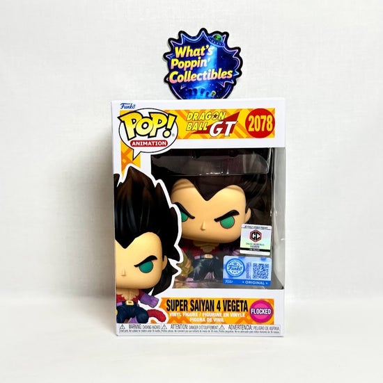 Super Saiyan 4 Vegeta #2078 Flocked Exclusive Funko Pop! With Protector DragonBall GT
