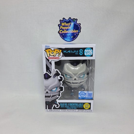 Kaiju No. 8 (Uncontrollable) #2326 Glow in the Dark Exclusive Funko Pop! With Protector Kaiju No. 8