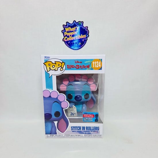 Stitch in Rollers #1124 Exclusive Funko Pop! With Protector Disney Lilo and Stitch