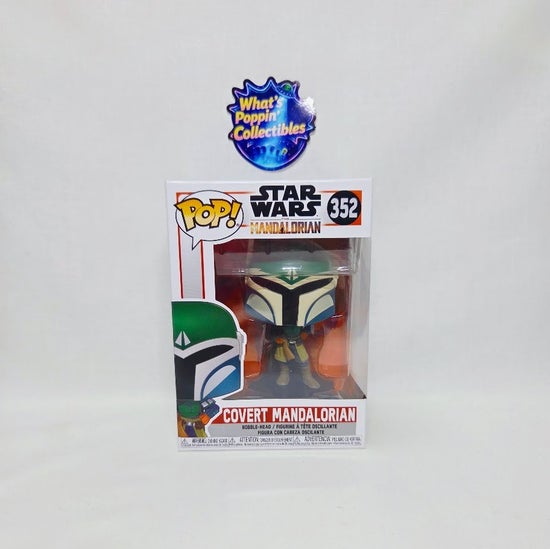Covert Mandalorian #352 Funko Pop! With Protector Star Wars