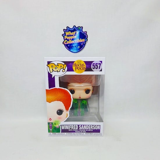 Winifred Sanderson #557 Funko Pop! With Protector Disney Hocus Pocus