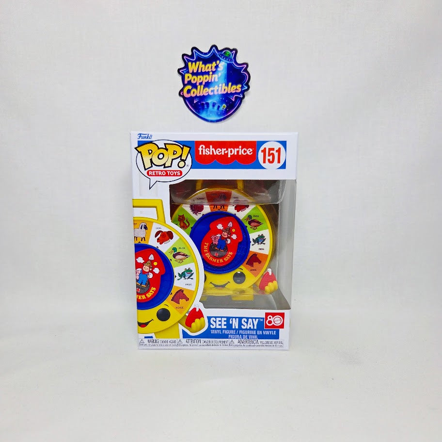 See 'N Say #151 Funko Pop! With Protector Fisher-price