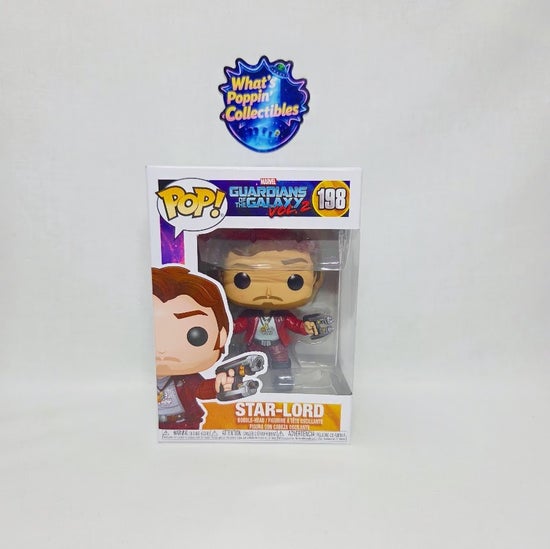 Star-Lord #198 Funko Pop! With Protector Marvel Guardians of the Galaxy Vol. 2