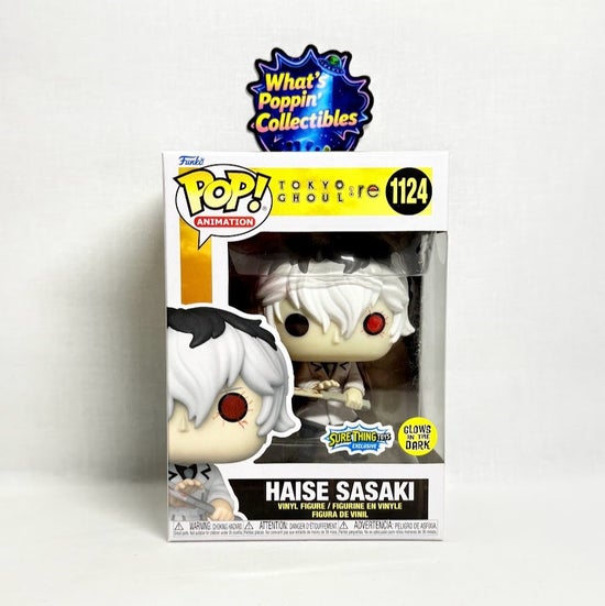 Haise Sasaki #1124 Glow in the Dark Exclusive Funko Pop! With Protector Tokyo Ghoul : Re