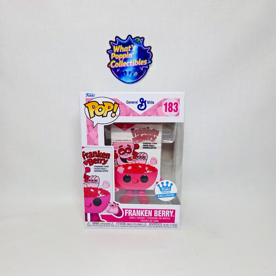 Franken Berry #183 Exclusive Funko Pop! With Protector General Mills