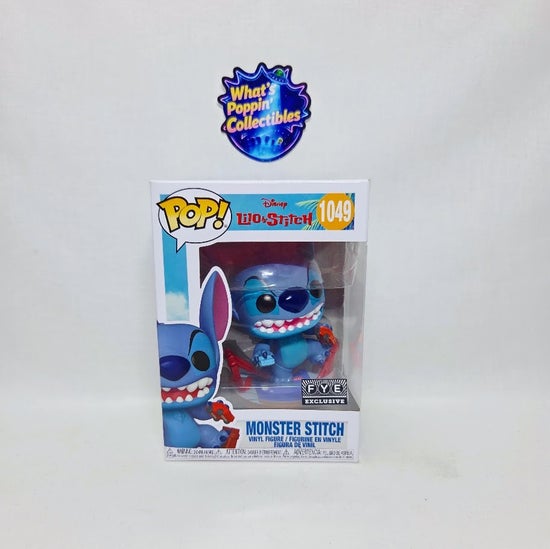 Monster Stitch #1049 Funko Pop! With Protector Disney Lilo & Stitch