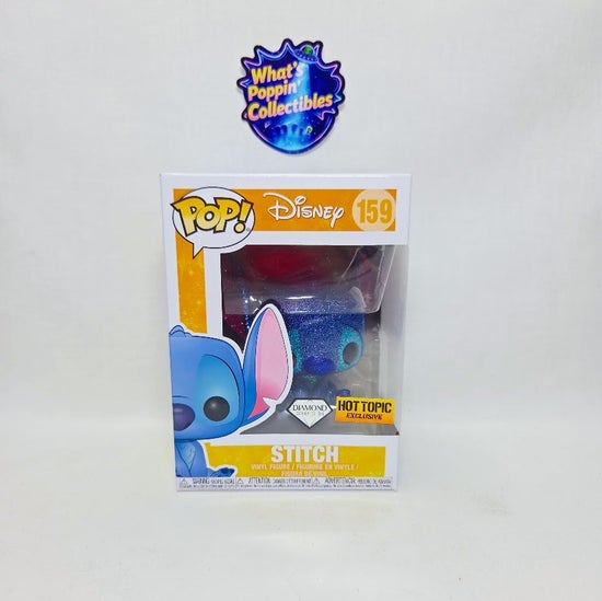 Stitch #159 Diamond Exclusive Funko Pop! With Protector Disney