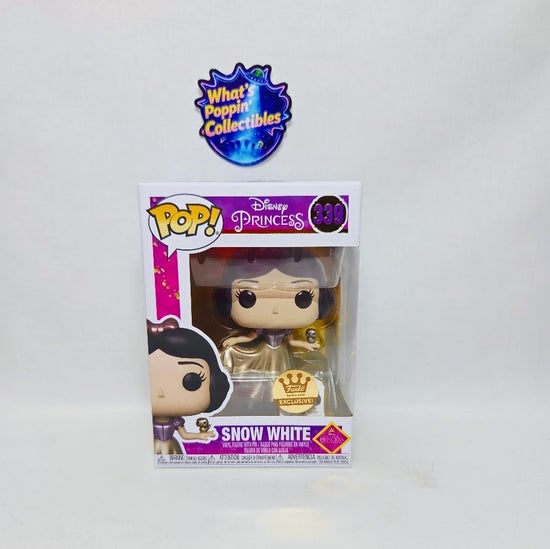 Snow White #339 Exclusive Funko Pop! With Protector Pop and Pin Disney Princess