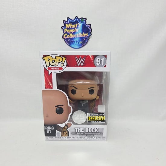 The Rock #91 Exclusive Funko Pop! With Protector WWE