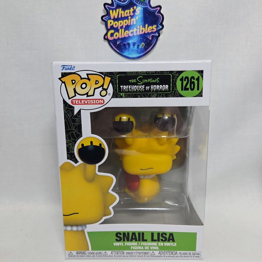 Snail Lisa #1261 Funko Pop! With Protector The Simpsons