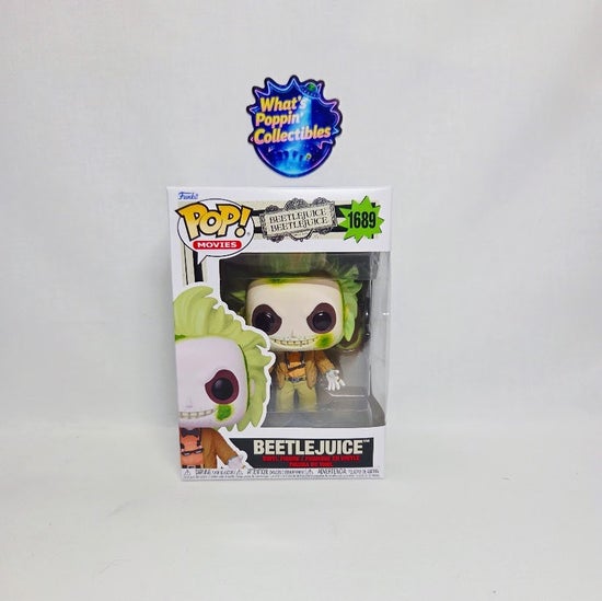 Beetlejuice #1689 Funko Pop! With Protector Beetlejuice