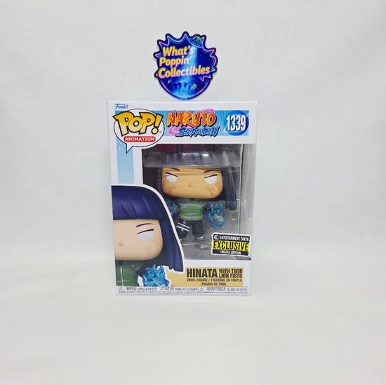 Hinata With Twin Lion Fists #1339 Exclusive Funko Pop! With Protector Naruto Shippuden