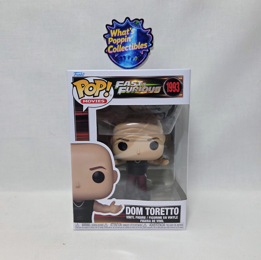 Dom Toretto #1993 Funko Pop! With Protector Fast & Furious
