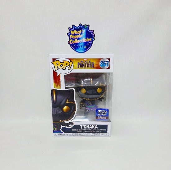T'Chaka #867 Exclusive Funko Pop! With Protector Black Panther Marvel