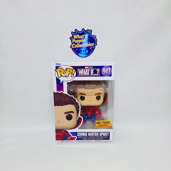 Zombie Hunter Spidey #947 Exclusive Funko Pop! With Protector Marvel What If?