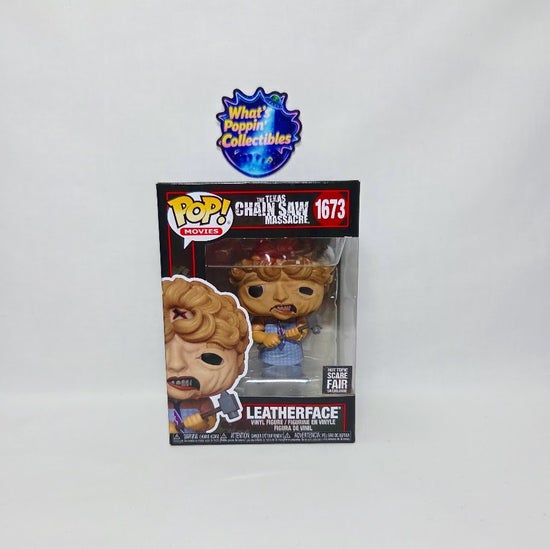Leatherface #1673 Exclusive Funko Pop! With Protector Texas Chainsaw Massacre