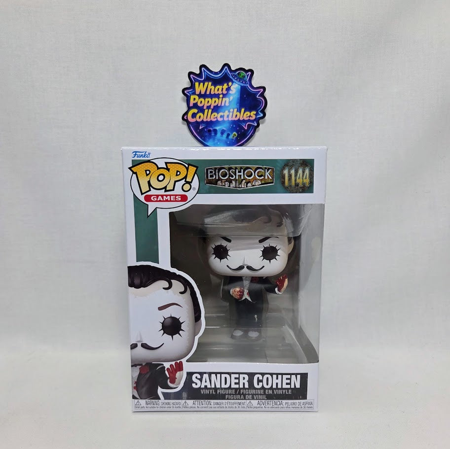 Sander Cohen #1144 Funko Pop! With Protector Bioshock