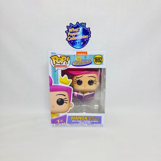 Wanda with Da Rules #1692 Funko Pop! With Protector Fairly Odd Parents Nickelodeon
