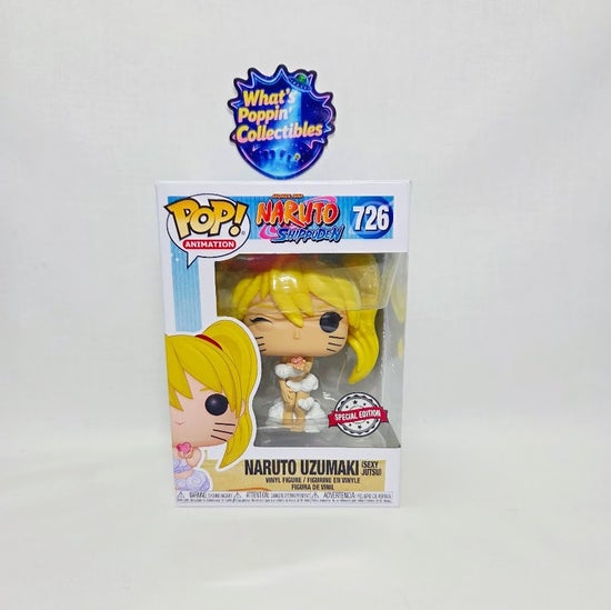 Naruto Uzumaki (Sexy Jutsu) #726 Exclusive Funko Pop! With Protector Naruto Shippuden