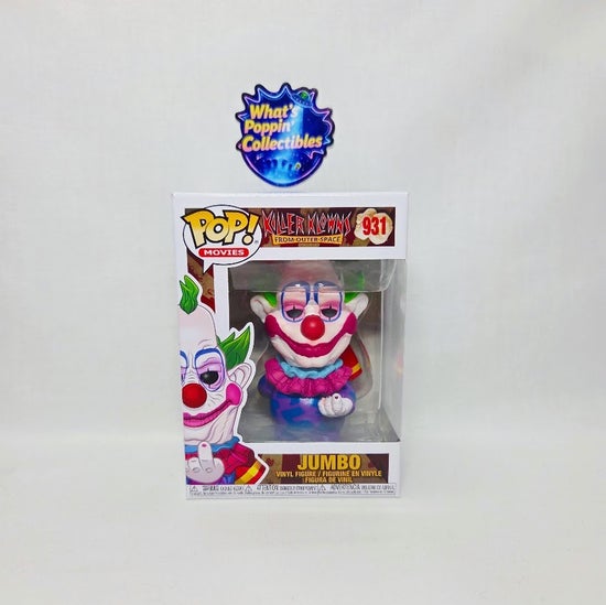 Jumbo #931 Funko Pop! With Protector Killer Klowns From Outer Space