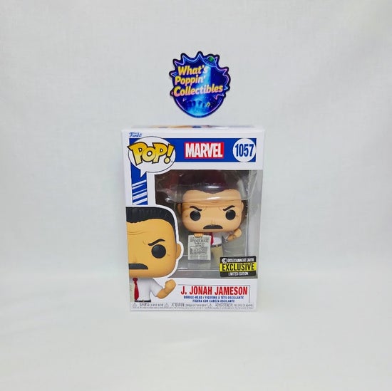J. Jonah Jameson #1057 Exclusive Funko Pop! With Protector Marvel