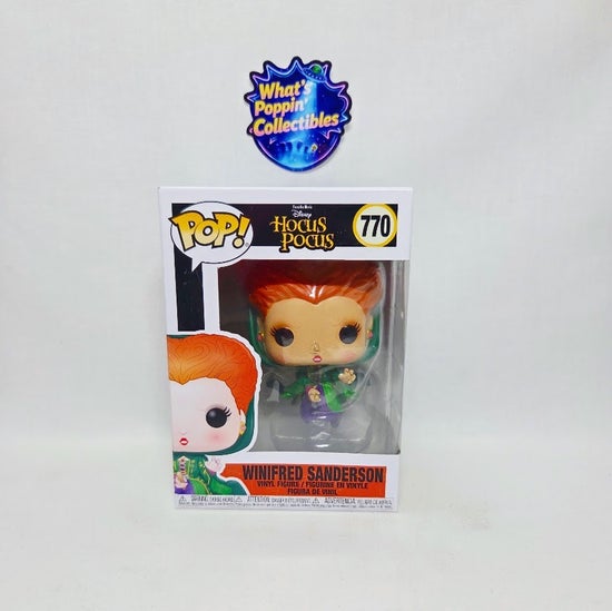 Winifred Sanderson #770 Funko Pop! With Protector Disney Hocus Pocus