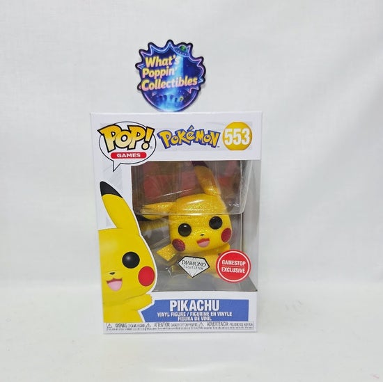 Pikachu #553 Diamond Exclusive Funko Pop! With Protector Pokemon