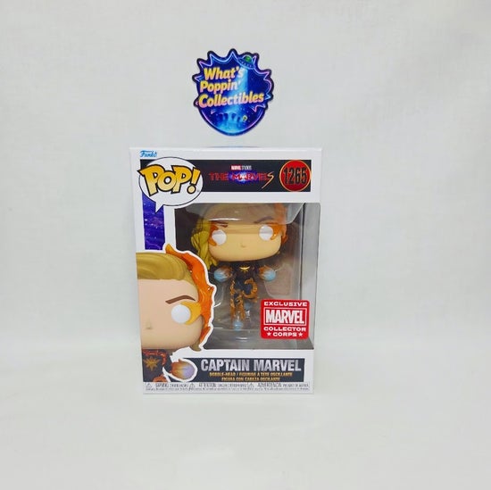 Captain Marvel #1265 Exclusive Funko Pop! With Protector The Marvels Marvel Studios