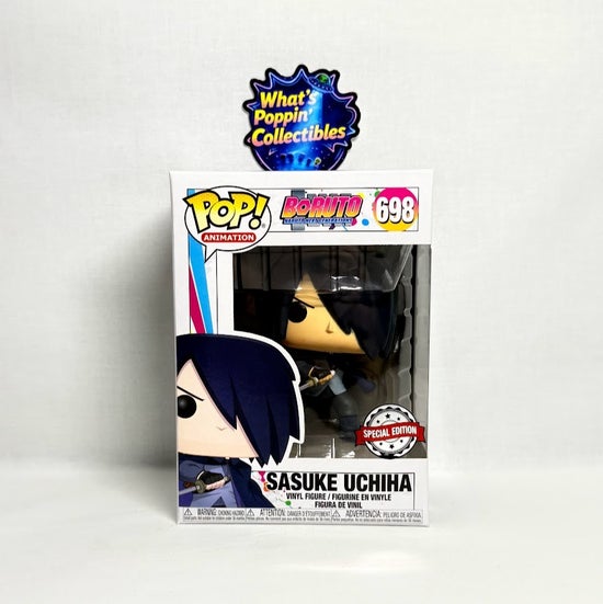 Sasuke Uchiha #698 Exclusive Funko Pop! With Protector Boruto Naruto Next Generation