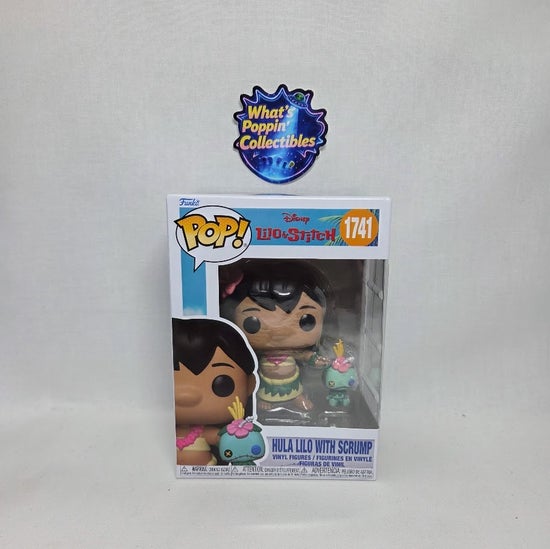 Hula Lilo With Scrump #1741 Funko Pop! With Protector Disney Lilo & Stitch
