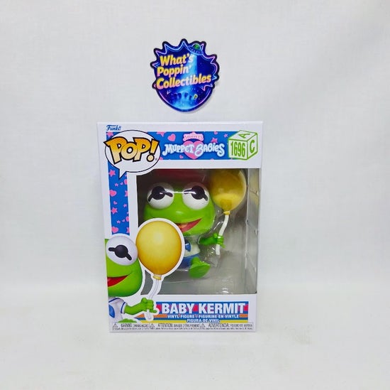 Baby Kermit #1696 Funko Pop! With Protector Muppet Babies