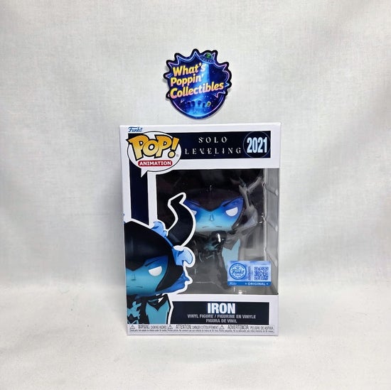 Iron #2021 Exclusive Funko Pop! With Protector Solo Leveling