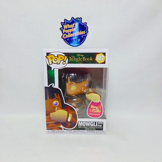 Mowgli With Kaa #987 Exclusive Funko Pop! With Protector Disney The Jungle Book
