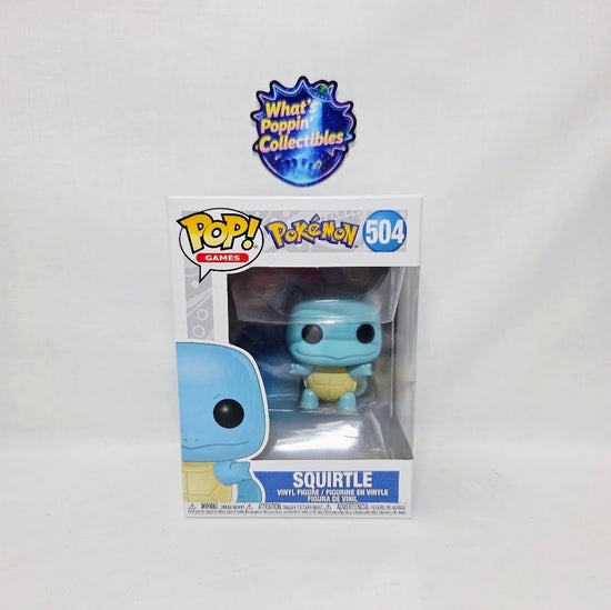 Squirtle #504 Funko Pop! With Protector Pokemon