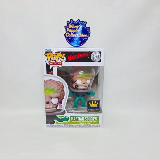 Martian Soldier #1877 Exclusive Funko Pop! With Protector Mars Attacks!