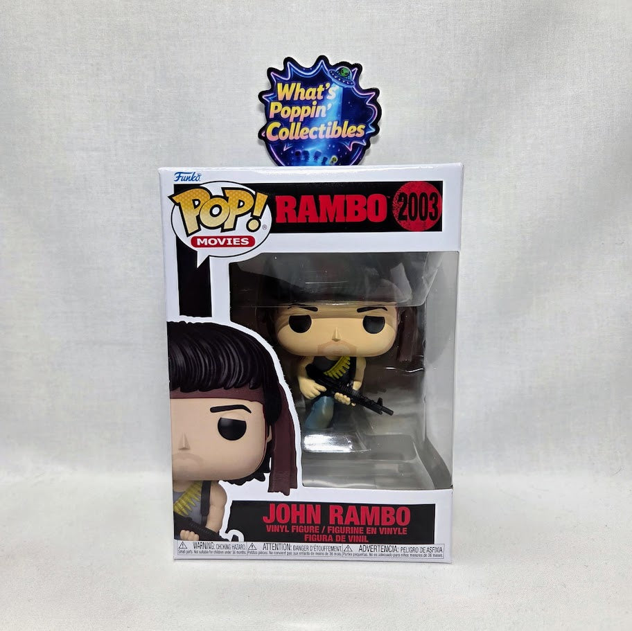 John Rambo #2003 Funko Pop! With Protector Rambo