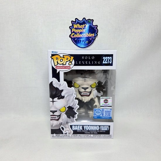 Baek Yoonho (Silver Mane) #2273 Exclusive Funko Pop! With Protector Solo Leveling
