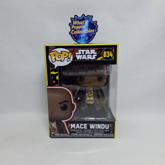 Mace Windu #834 Funko Pop! With Protector Star Wars