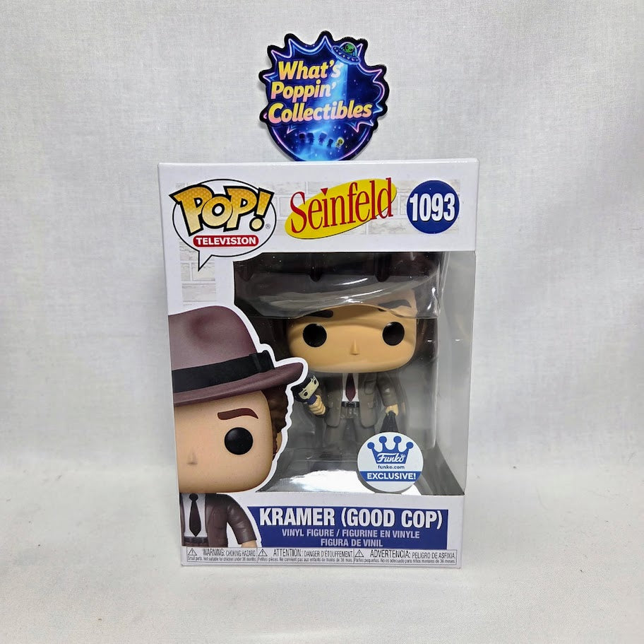 Kramer (Good Cop) #1093 Exclusive Funko Pop! With Protector Seinfeld