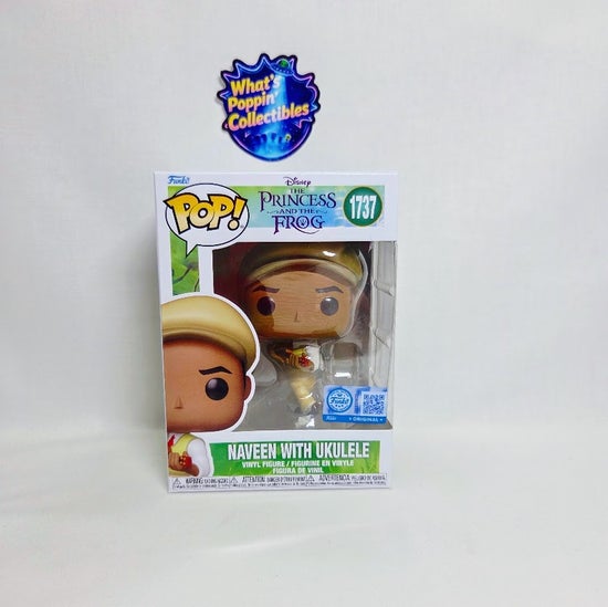 Naveen with Ukulele #1737 Exclusive Funko Pop! With Protector Disney The Princess and the Frog