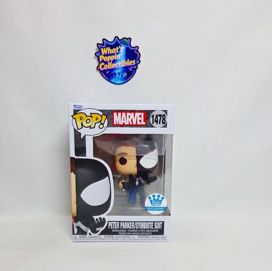Peter Parker / Symbiote Suit #1478 Exclusive Funko Pop! With Protector Marvel