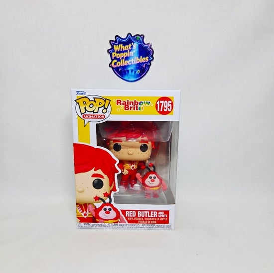 Red Butler and Sprite #1795 Funko Pop! With Protector Rainbow Brite