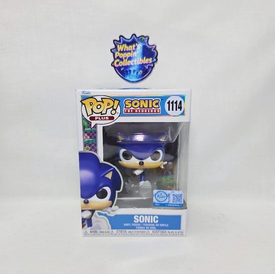 Sonic #1114 Exclusive Funko Pop! With Protector Sonic The Hedgehog