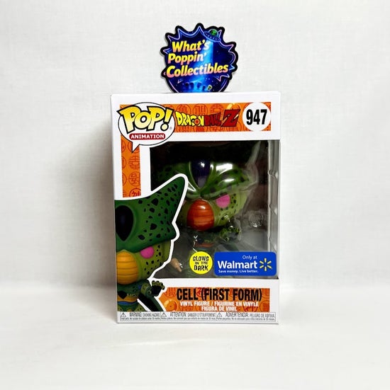 Cell (First Form) #947 Glow in the Dark Exclusive Funko Pop! With Protector DragonBall Z
