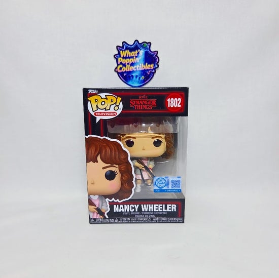 Nancy Wheeler #1802 Exclusive Funko Pop! With Protector Stranger Things Netflix